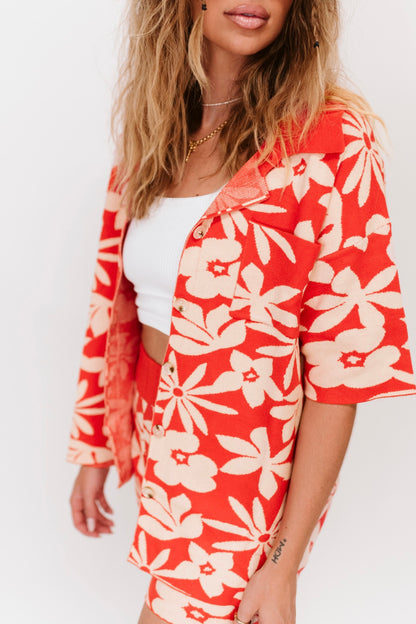 Tropical Vibes Button Up