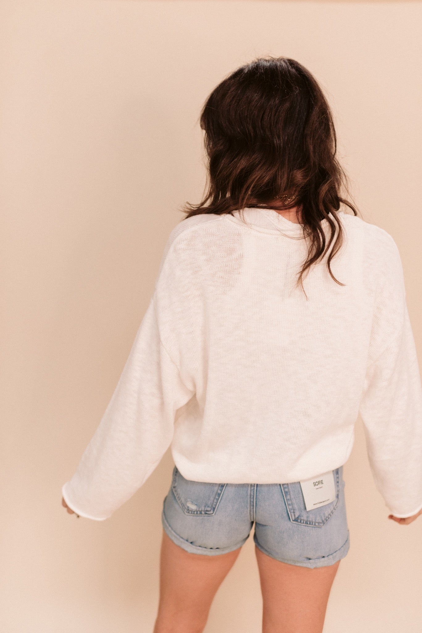 Smiley Long Sleeve Sweater