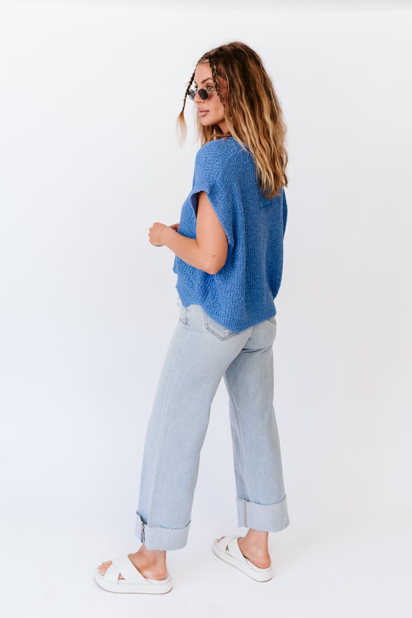 Slouchy Knit Top (Multiple Colors)