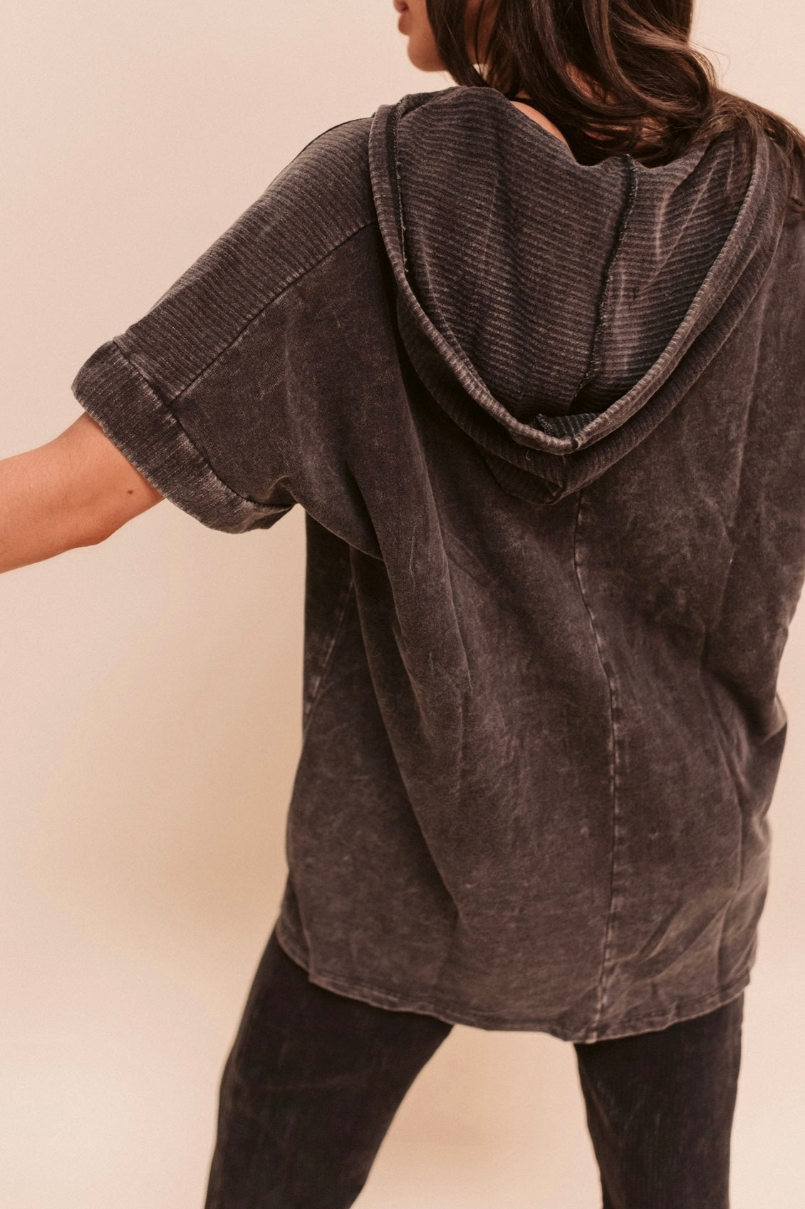 Oversized Hooded Top