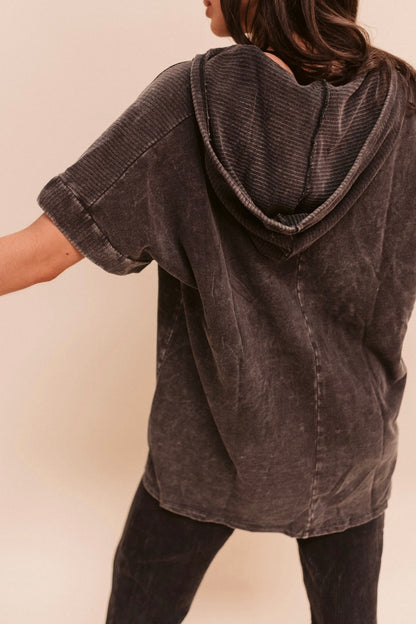 Oversized Hooded Top