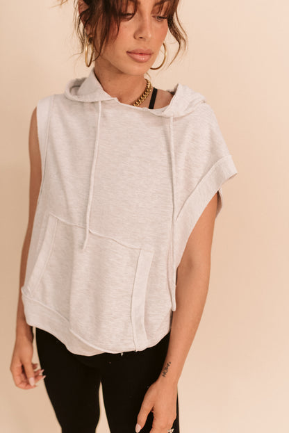 Hooded Sleeveless Pullover