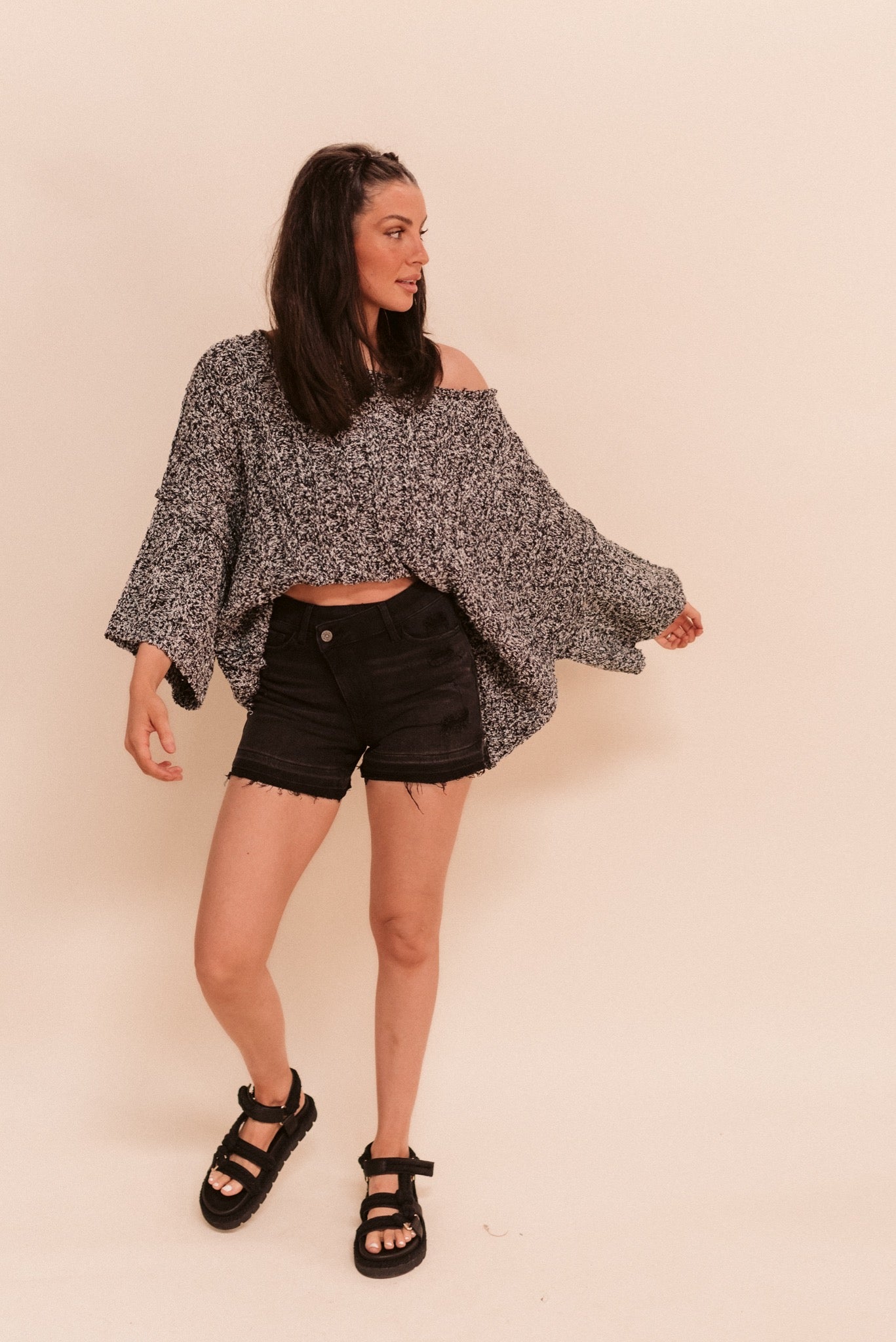 Stretchy Criss Cross Shorts