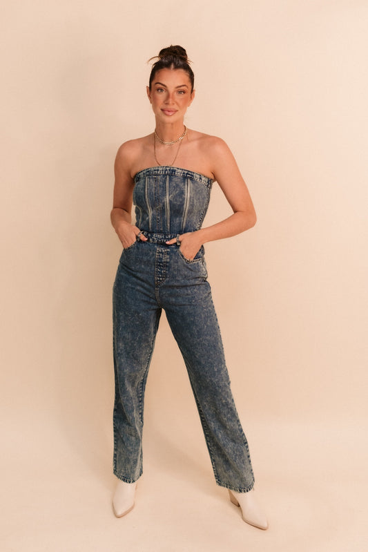 Colleen Denim Jumpsuit