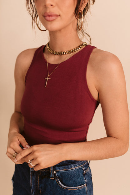 Brinley High Neck Tank (Multiple Colors)