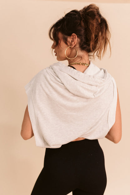 Hooded Sleeveless Pullover
