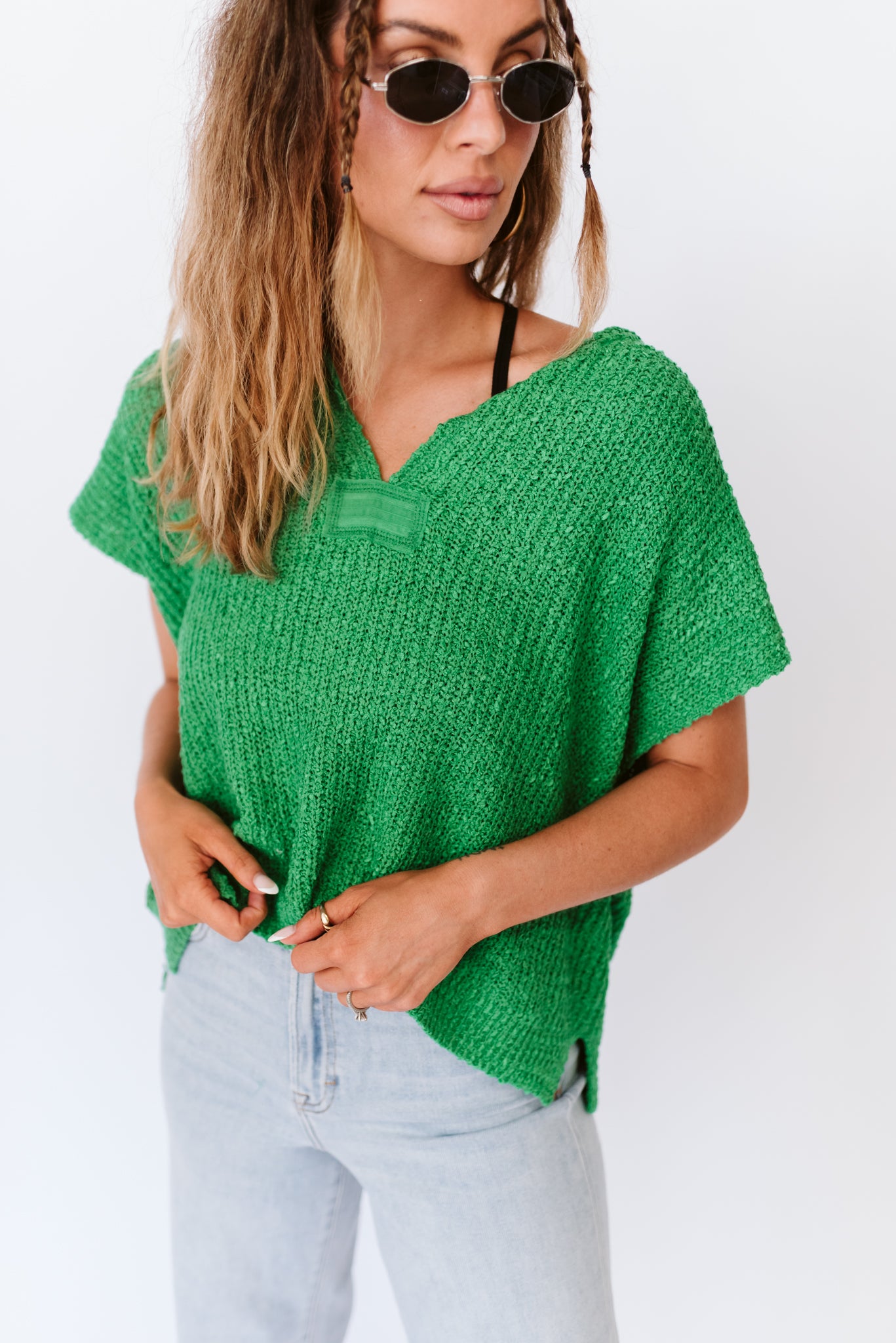 Slouchy Knit Top (Multiple Colors)