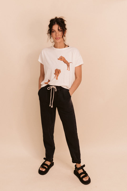 Black Drawstring Pants