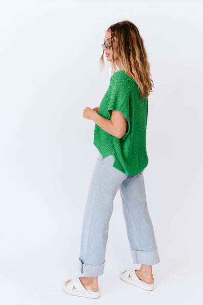 Slouchy Knit Top (Multiple Colors)