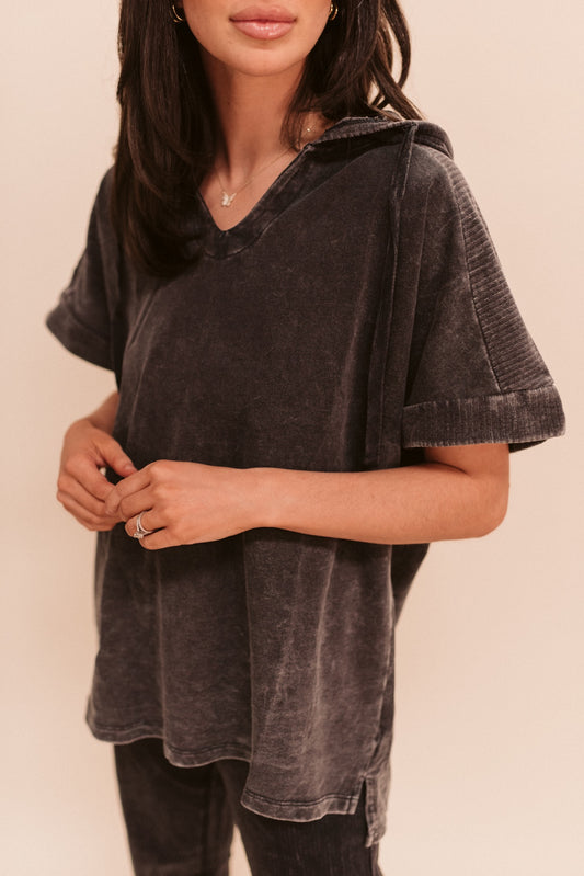 Oversized Hooded Top
