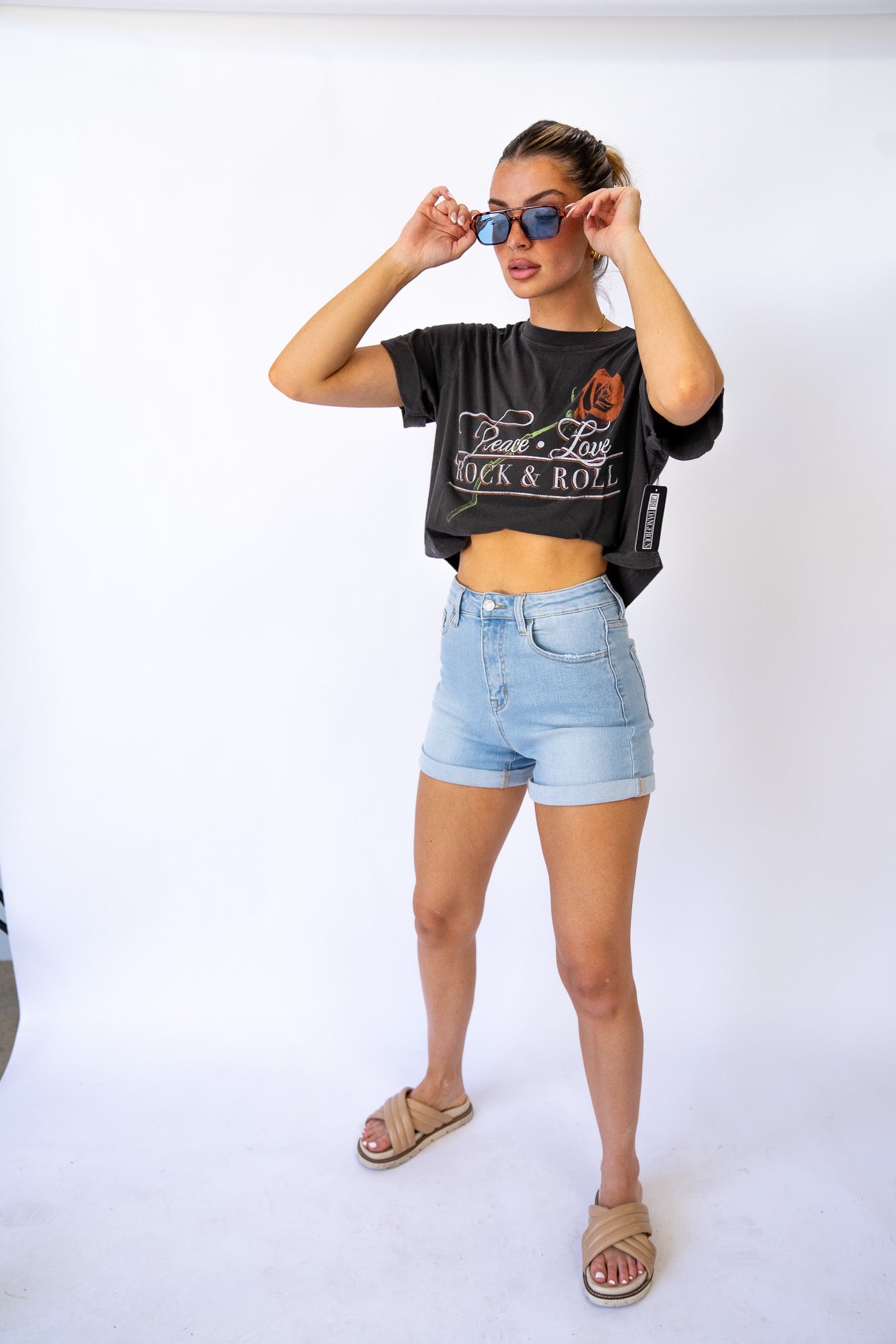 Peace Love Rock & Roll Graphic