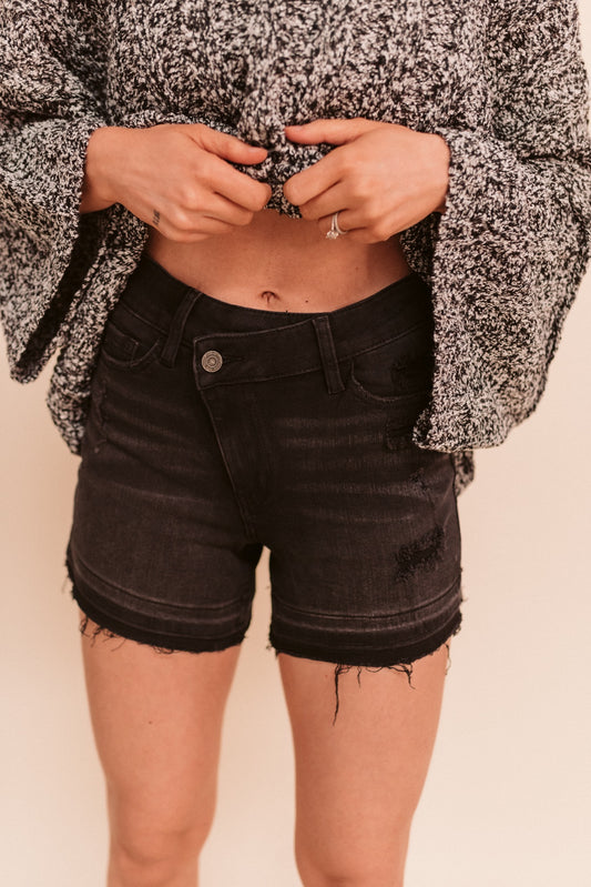 Stretchy Criss Cross Shorts
