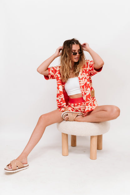 Tropical Vibes Button Up