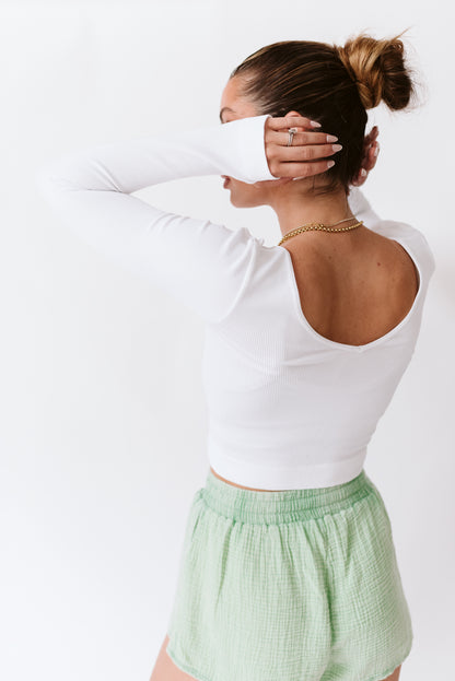 Double V Neck Top (Multiple Colors)