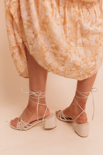 Celia Lace Up Heel (Multiple Colors)