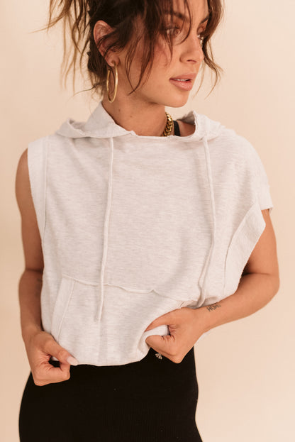 Hooded Sleeveless Pullover