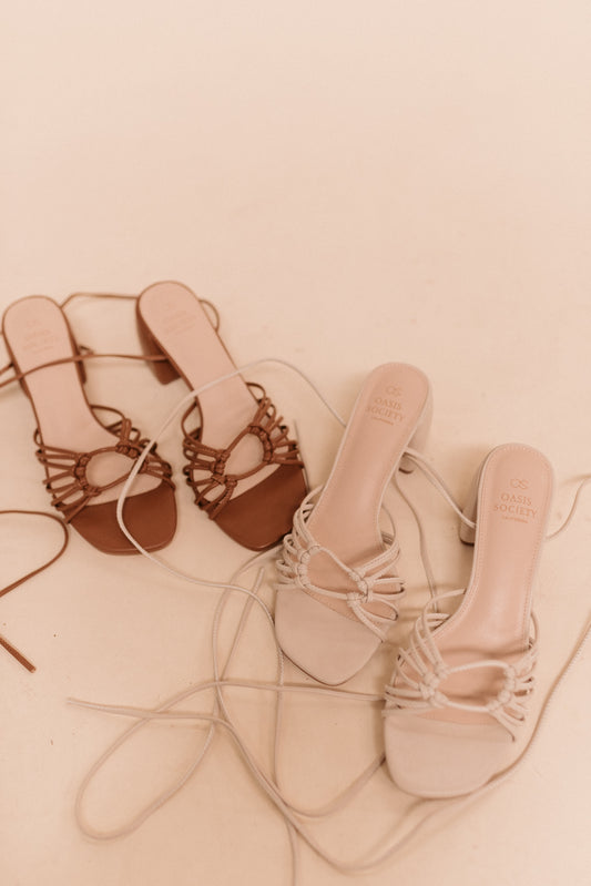Celia Lace Up Heel (Multiple Colors)