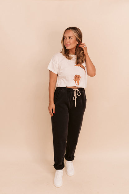 Black Drawstring Pants