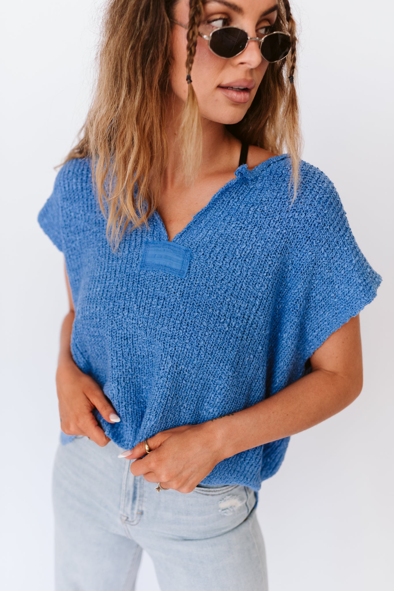 Slouchy Knit Top (Multiple Colors)