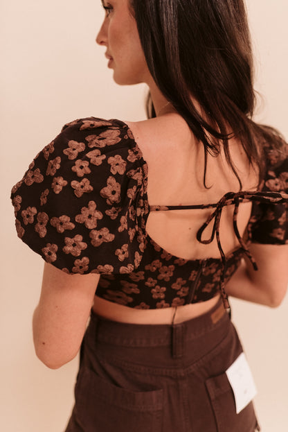 Brown Daisy Corset