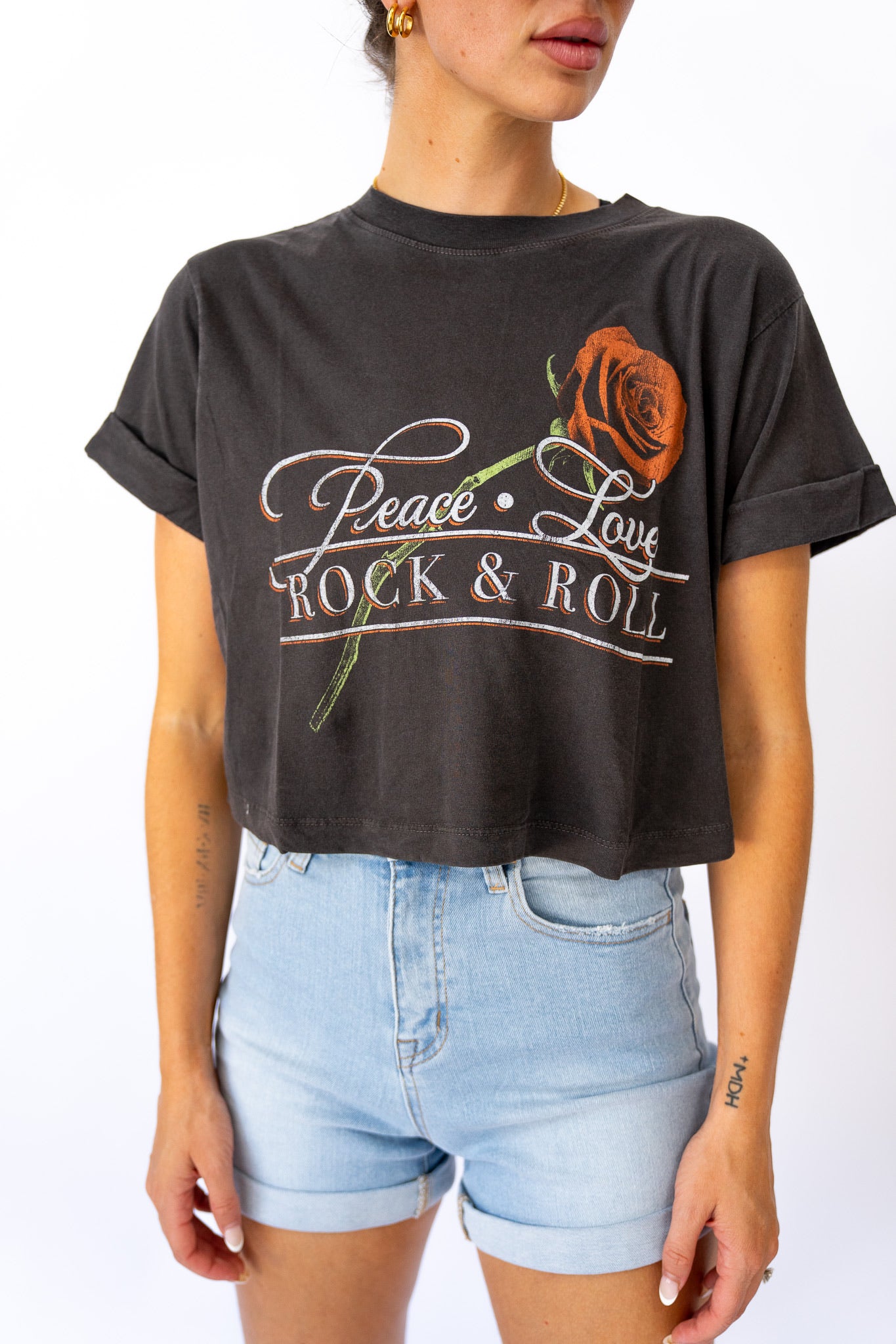 Peace Love Rock & Roll Graphic