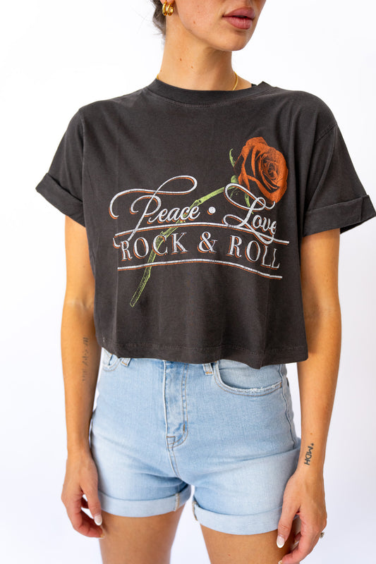 Peace Love Rock & Roll Graphic