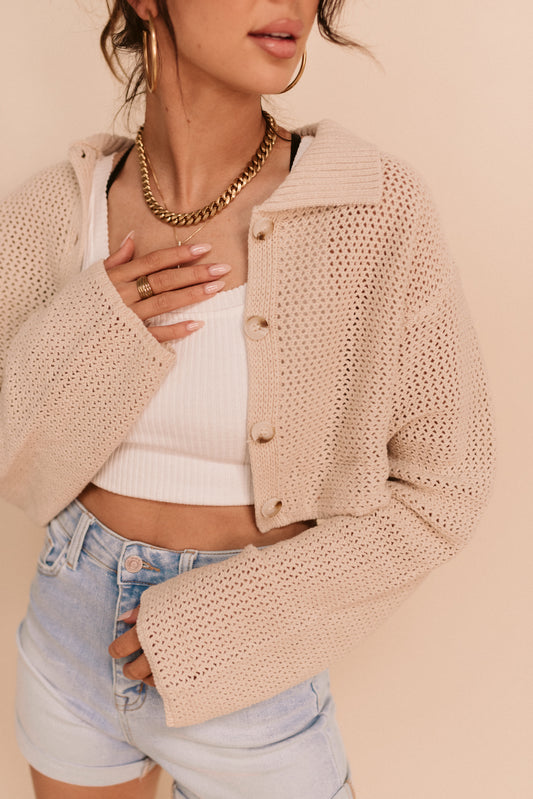 Crochet Cropped Cardi