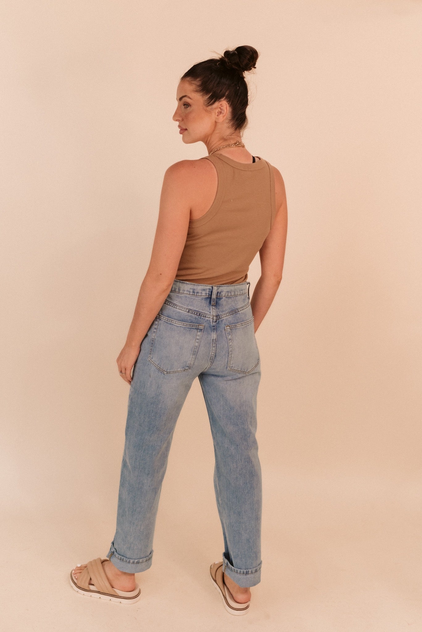 Overlap High Rise Denim