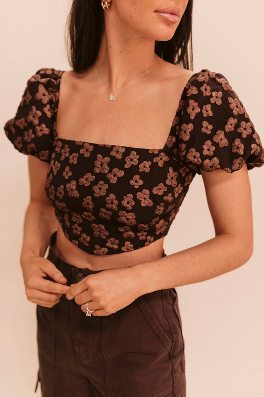 Brown Daisy Corset