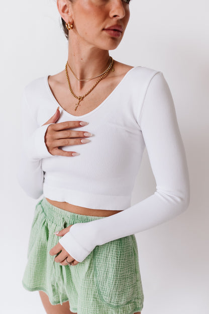 Double V Neck Top (Multiple Colors)