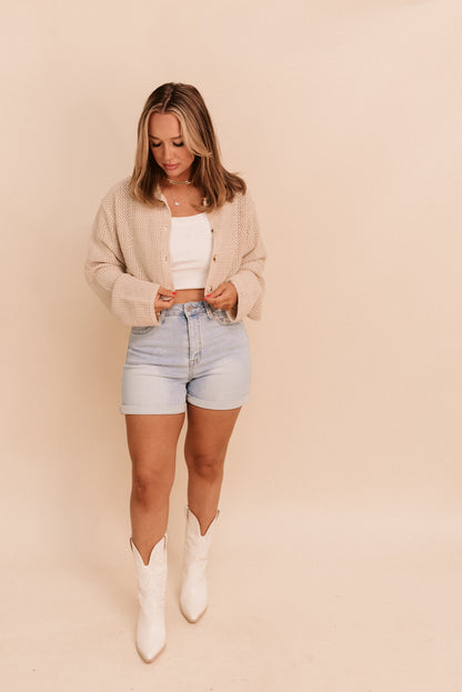 Crochet Cropped Cardi
