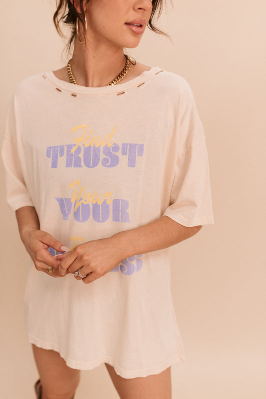 Trust The Process Oversized Tee
