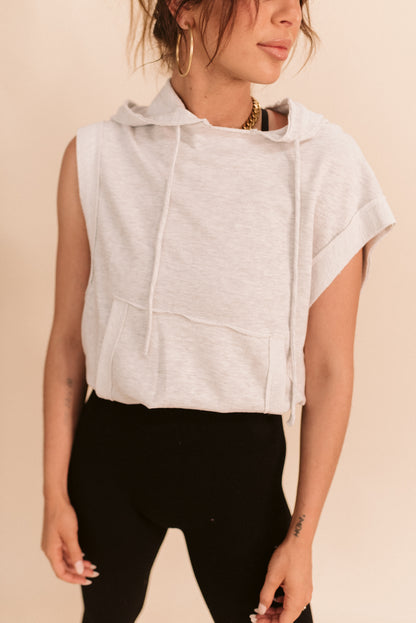 Hooded Sleeveless Pullover