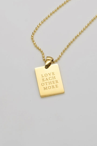 Love Each Other More Necklace