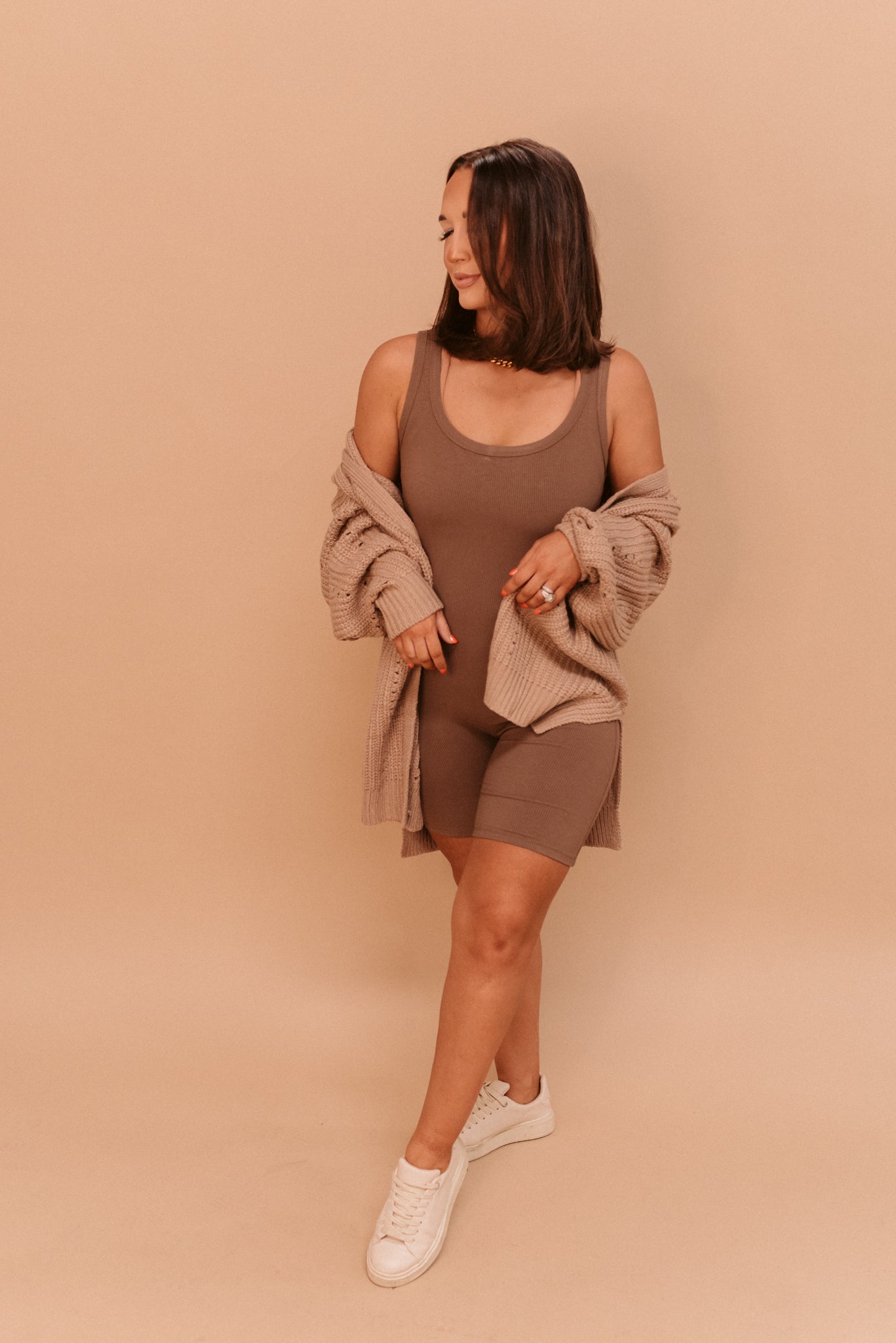 Ribbed Knit Romper (Multiple Colors)