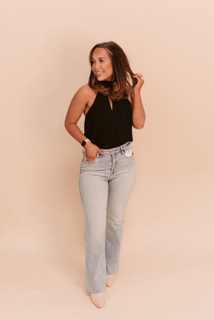 Open Back Bodysuit (Multiple Colors)