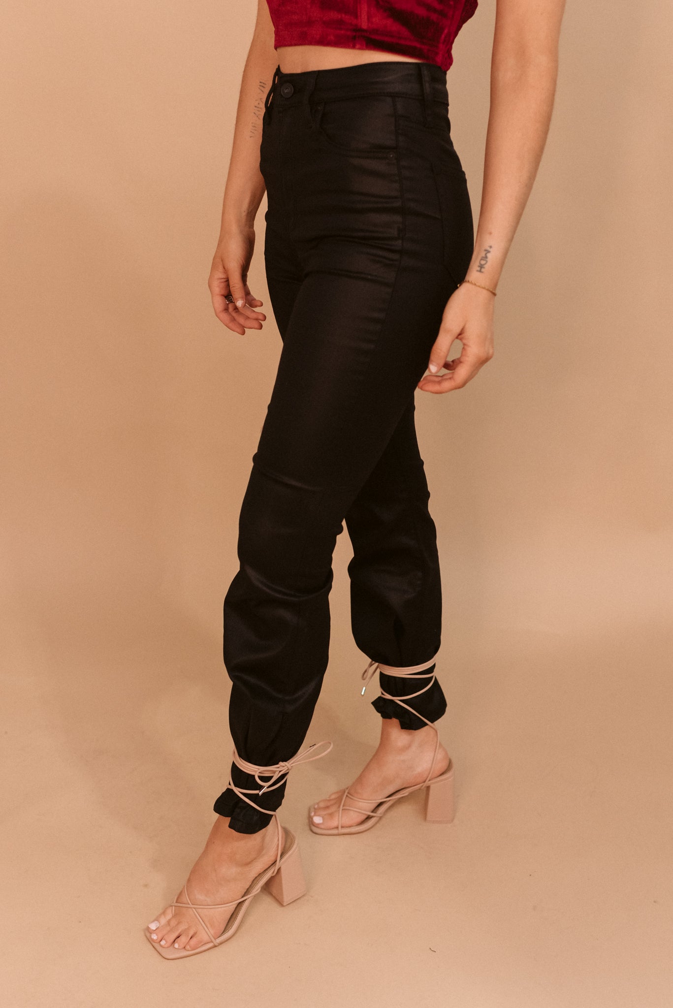 Like Leather High Rise