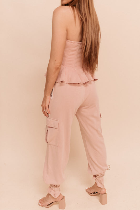 French Terry Cargo Pants