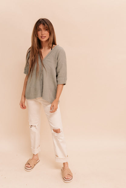 Genie Gauze Top (Multiple Colors)