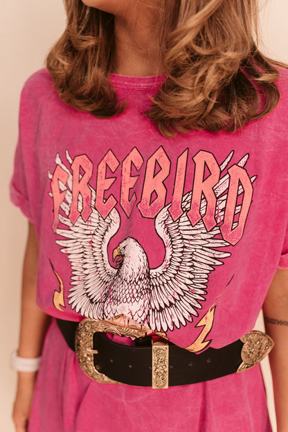 Free Bird T-shirt Dress (Multiple Colors)