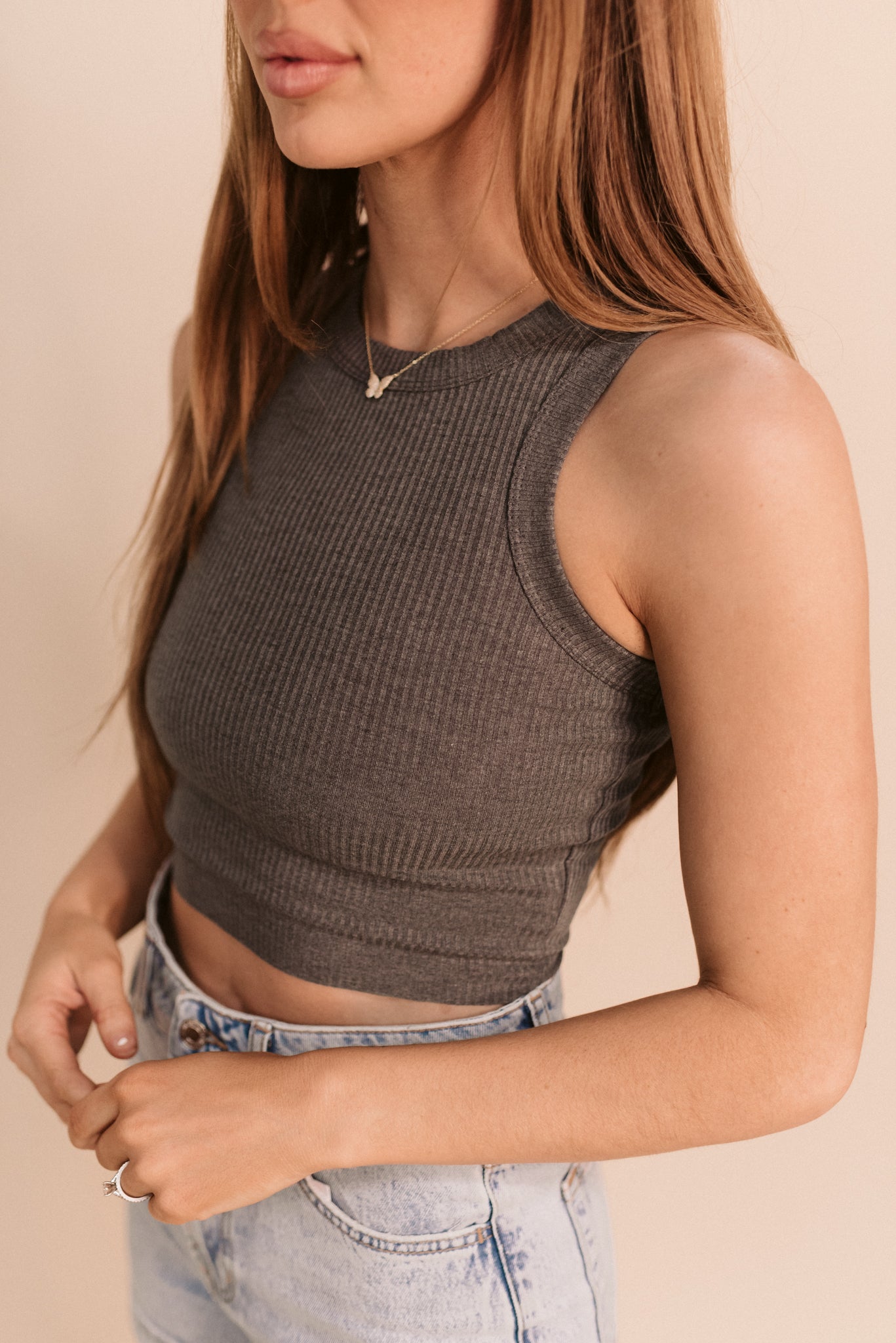 Katy Cropped Tank (Multiple Colors)