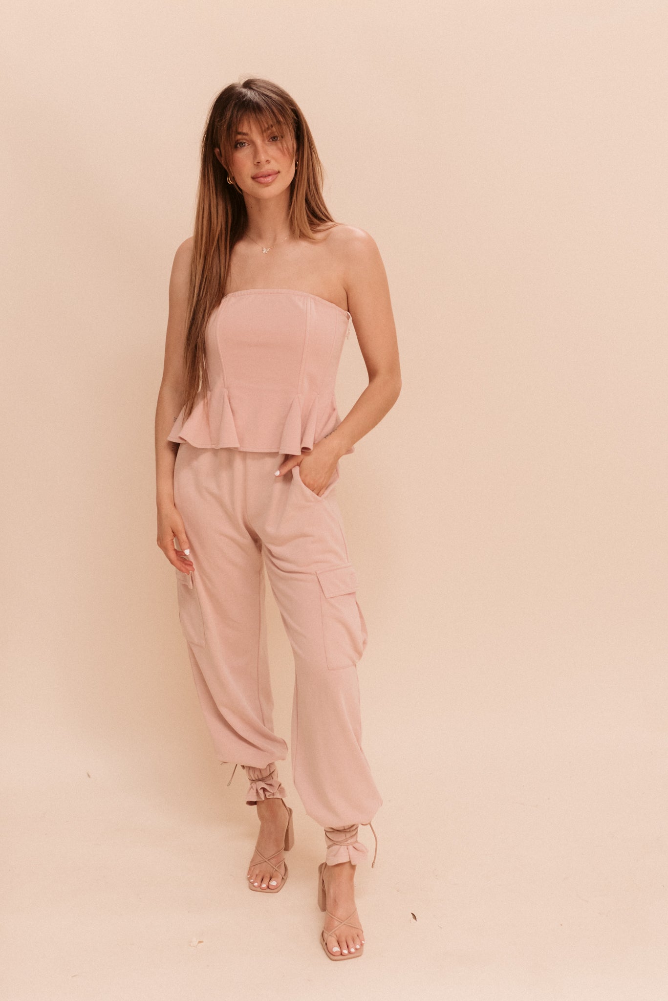 French Terry Cargo Pants