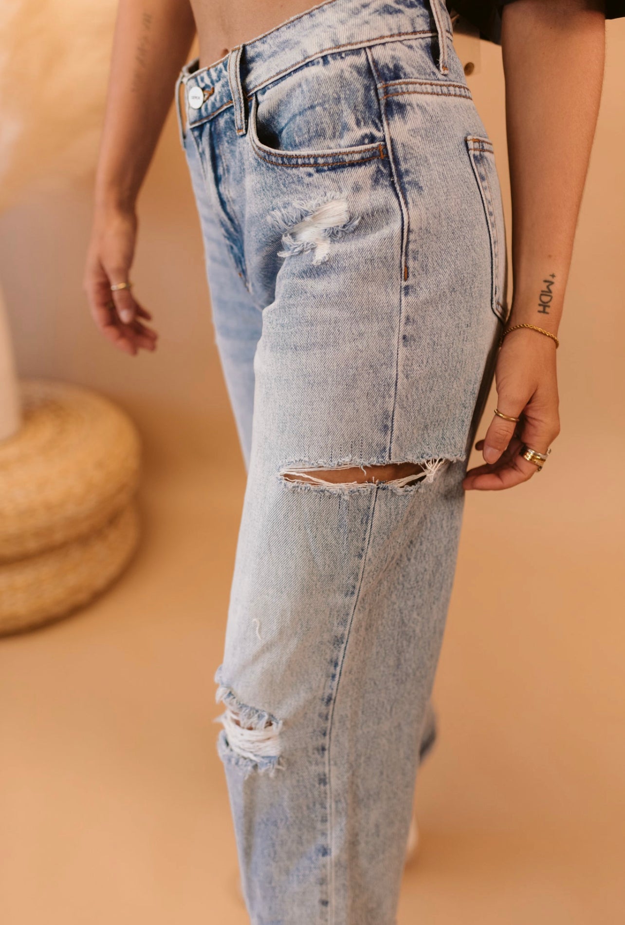 Side Slit High Rise