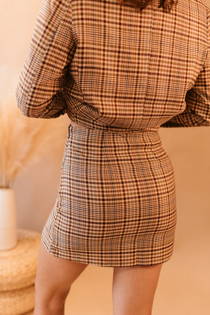 Glen Plaid Skirt