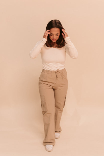 Khaki Cargo Pants