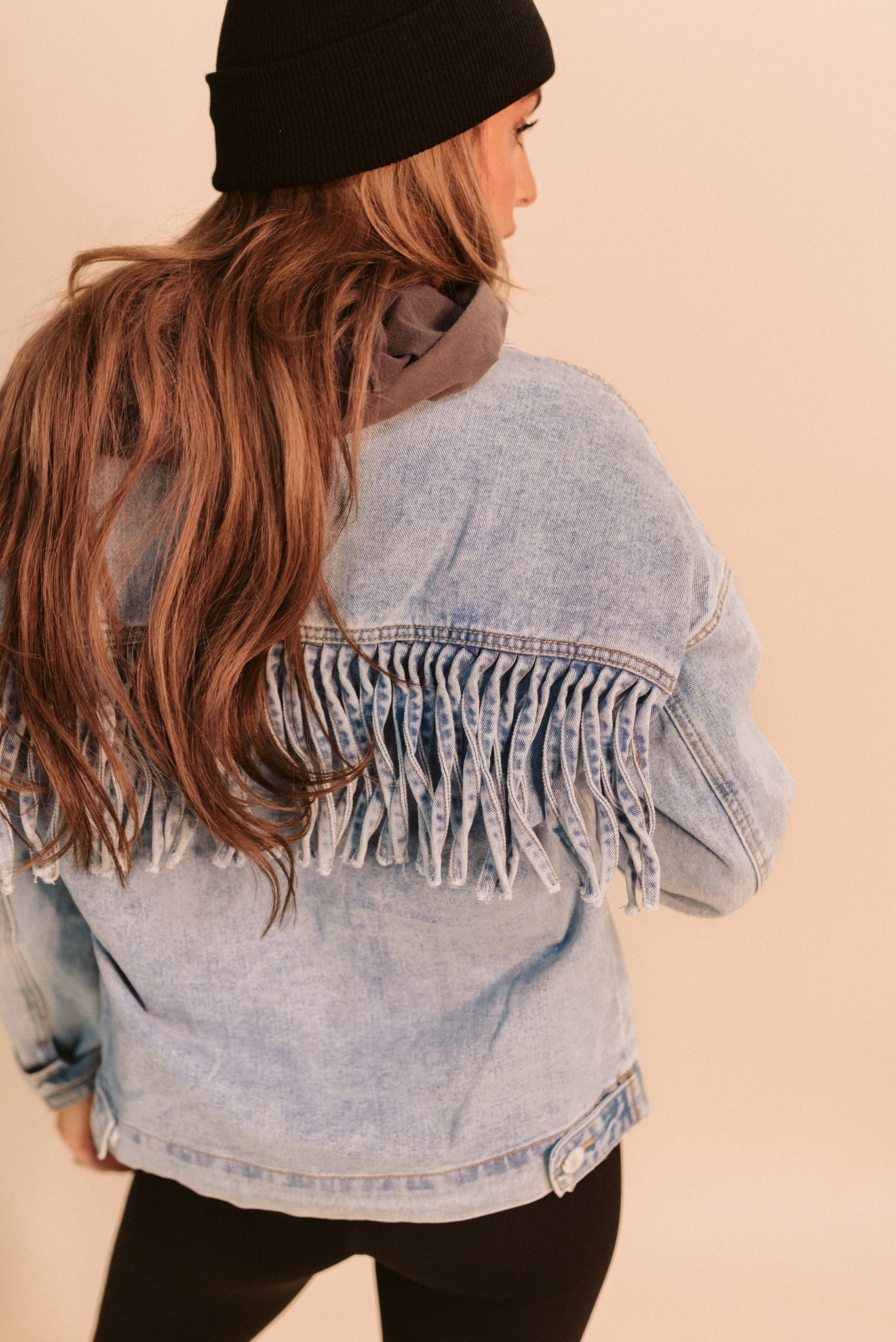 Fringe Vintage Denim Jacket