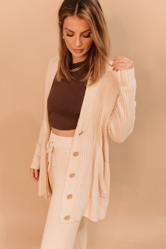 Oatmeal Lounge Cardi