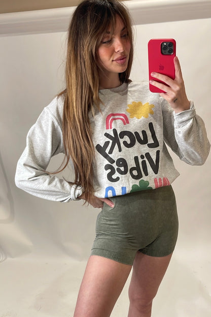 Lucky Vibes Crewneck