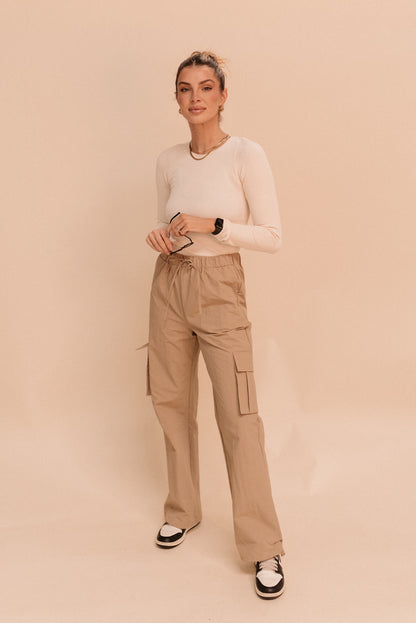 Khaki Cargo Pants