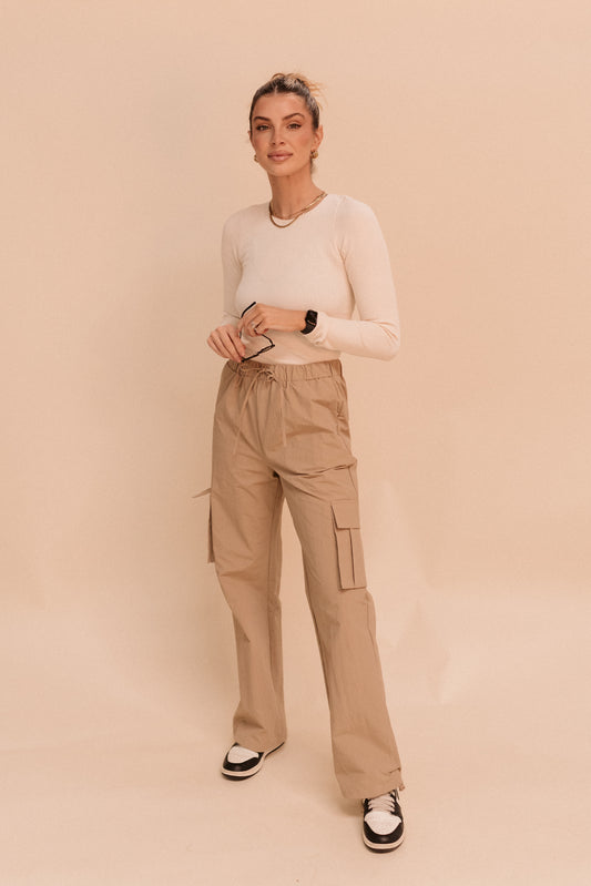 Khaki Cargo Pants